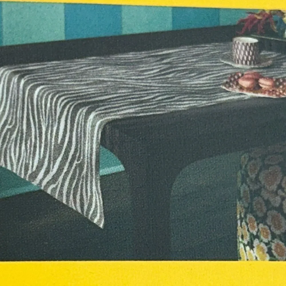 DVF 4 Target 🎯 Zebra 🦓 Stripe Table Runner Get Wild!
